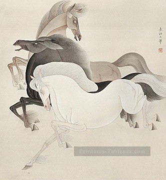Feng cj chinois Chevals Peinture décoratif